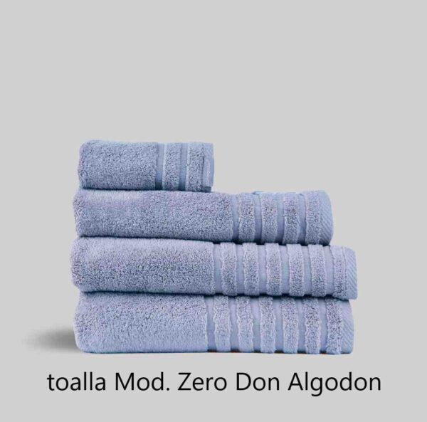 Toalla Mod. Zero Don Algodón 100%Algodon Azul Lavabo