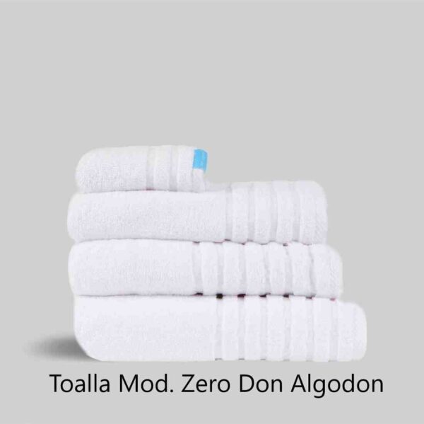 Toalla Mod. Zero Don Algodón 100%Algodon Blanco Baño