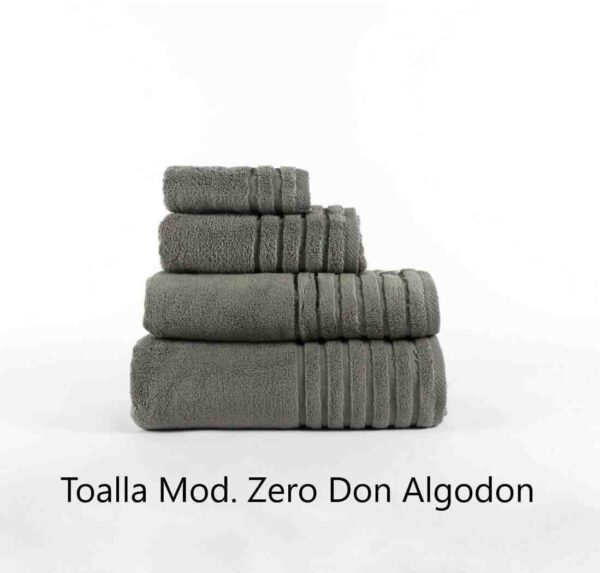 Toalla Mod. Zero Don Algodón 100% Algodón Gris Baño